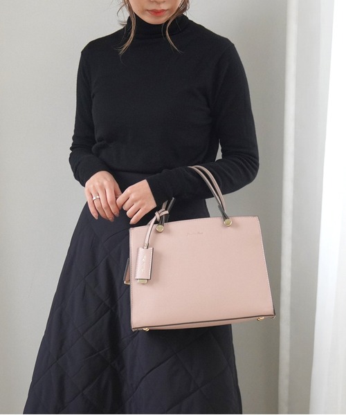 Jewelna Rose（ジュエルナローズ）の「ターミー ミドルサイズハンドバッグ 10757（トートバッグ・レディース・バーガンディー/ピンク/ライトホワイト/ライトイエロー・FREE）」の3枚目の写真