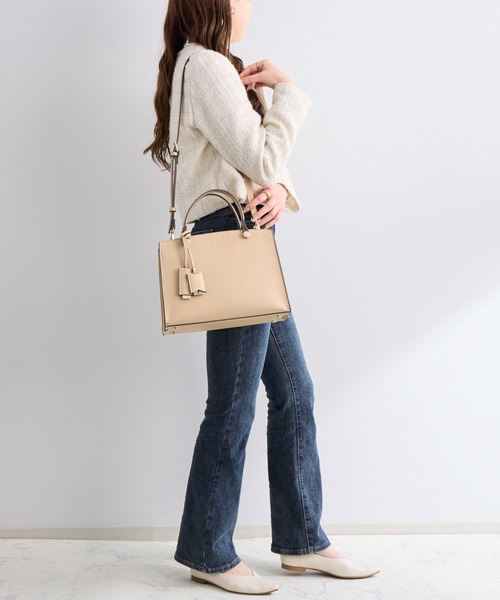 Jewelna Rose（ジュエルナローズ）の「ターミー ミドルサイズハンドバッグ 10757（トートバッグ・レディース・バーガンディー/ピンク/ライトホワイト/ライトイエロー・FREE）」の9枚目の写真