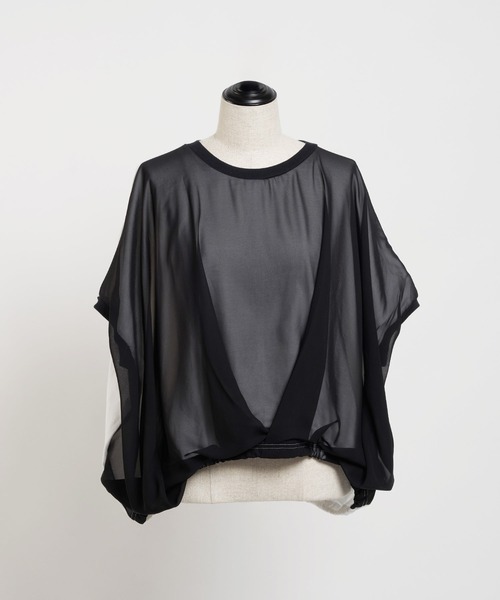 gomme（ゴム）の「24/-天竺 前タックT（Tシャツ/カットソー）」 - WEAR