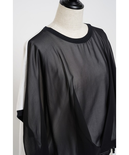 gomme（ゴム）の「24/-天竺 前タックT（Tシャツ/カットソー）」 - WEAR
