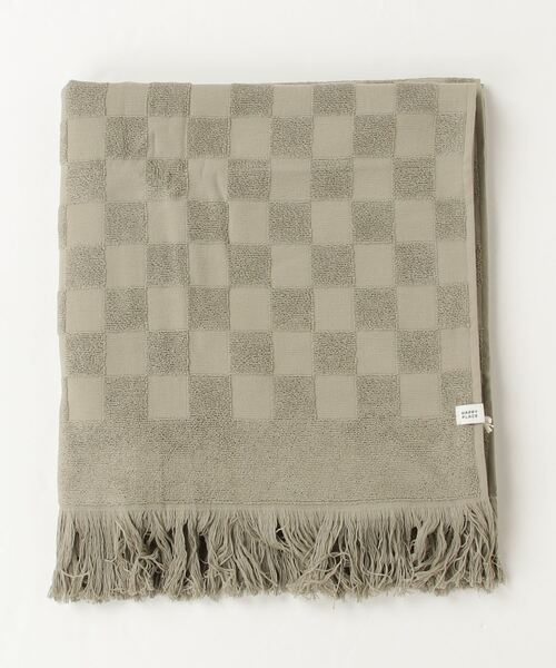 HAPPY PLACE POOLSIDE CHECKERED BATH TOWEL/チェッカードバスタオル（タオル）｜HAPPY PLACE（ハッピープレイス）