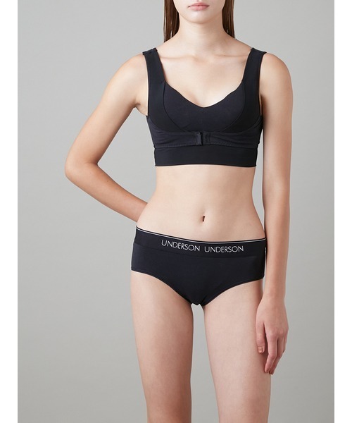 UNDERSON UNDERSON（アンダーソン アンダーソン）の「ナイトメイクブラ（ブラジャー・レディース・ブラック・0/1/2）」の3枚目の写真