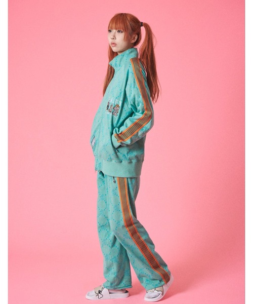 GALFY - 極美品　ガルフィー GALFY 紋紋 極み　ピンク　トラックジャケット　XL GALFY（ガルフィー）の「GALFY（ガルフィー）紋紋セットアップ