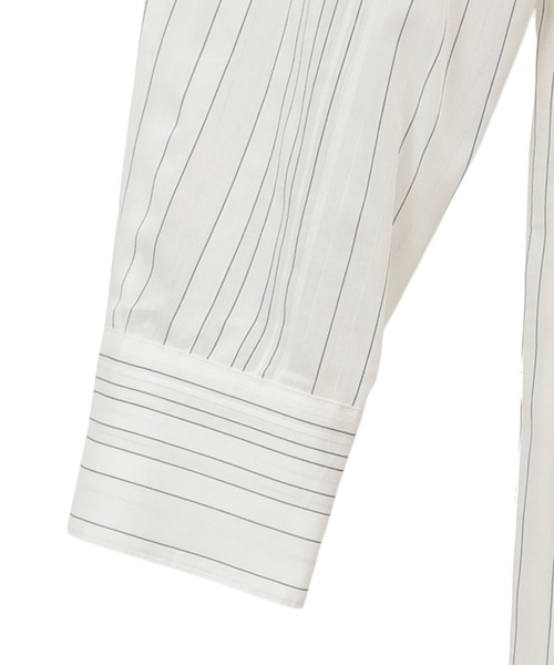 CLANE（クラネ）の「2WAY STRIPE ONEPIECE（ワンピース・レディース・ホワイト/ベージュ・0/1/2）」の20枚目の写真