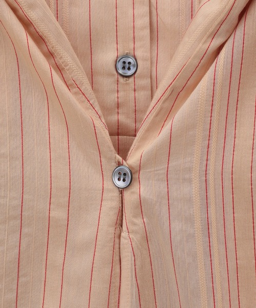 CLANE（クラネ）の「2WAY STRIPE ONEPIECE（ワンピース・レディース・ホワイト/ベージュ・0/1/2）」の3枚目の写真