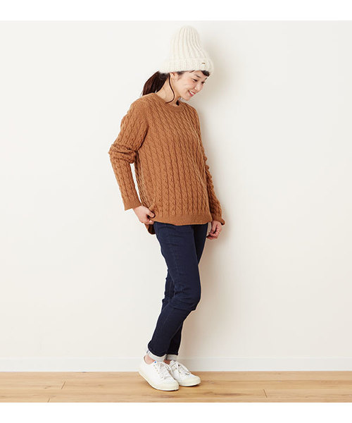 delave(デラヴェ)の「delave スウェット風イージースキニーパンツ(その他パンツ・レディース・インディゴブルー・34/36)」の18枚目の写真