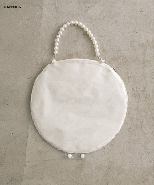 Miffy（ ミッフィー）の「ミッフィー2wayうちわバッグ　1041180010（ハンドバッグ・レディース・オフホワイト/ブラック・FREE）」の13枚目の写真