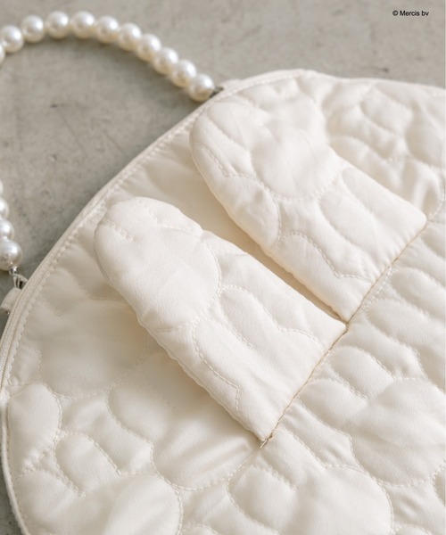 Miffy（ ミッフィー）の「ミッフィー2wayうちわバッグ　1041180010（ハンドバッグ・レディース・オフホワイト/ブラック・FREE）」の17枚目の写真