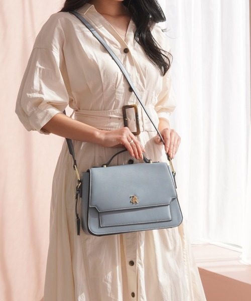 Jewelna Rose（ジュエルナローズ）の「レヴィー ショルダーバッグ 11935（ショルダーバッグ・レディース・ベージュ/ホワイト/ダークグレー/ブルー/ブラウン/ピンク・FREE）」の5枚目の写真