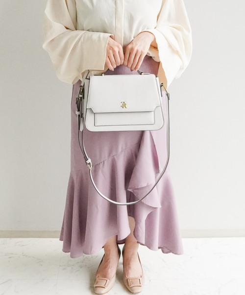 Jewelna Rose（ジュエルナローズ）の「レヴィー ショルダーバッグ 11935（ショルダーバッグ・レディース・ベージュ/ホワイト/ダークグレー/ブルー/ブラウン/ピンク・FREE）」の9枚目の写真