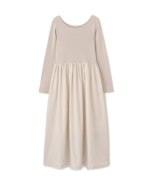 PROPORTION BODY DRESSING（プロポーションボディドレッシング）の「コクーンニットドッキングワンピース / 1214140208（ワンピース・レディース・オフホワイト/ブラック・SMALL/MEDIUM）」の14枚目の写真