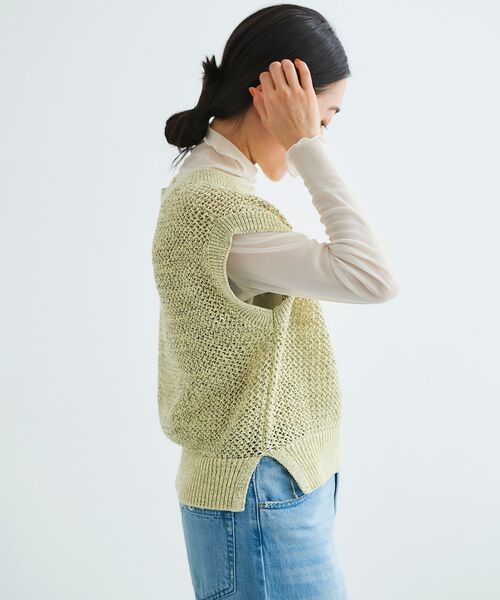 le.coeur blanc(ルクールブラン)の「シアータートル(Tシャツ/カットソー・レディース・ブラック/オフホワイト/グレー・38)」の15枚目の写真