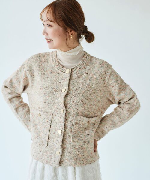 le.coeur blanc(ルクールブラン)の「シアータートル(Tシャツ/カットソー・レディース・ブラック/オフホワイト/グレー・38)」の21枚目の写真