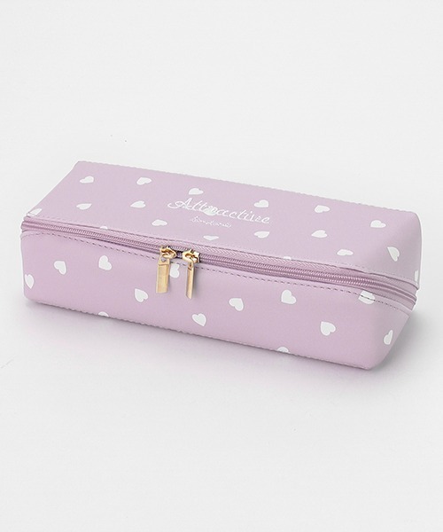 LOVETOXIC（ラブトキシック）の「ハート柄パカポペンポーチ（その他