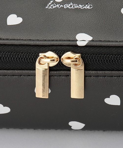 LOVETOXIC（ラブトキシック）の「ハート柄パカポペンポーチ（その他