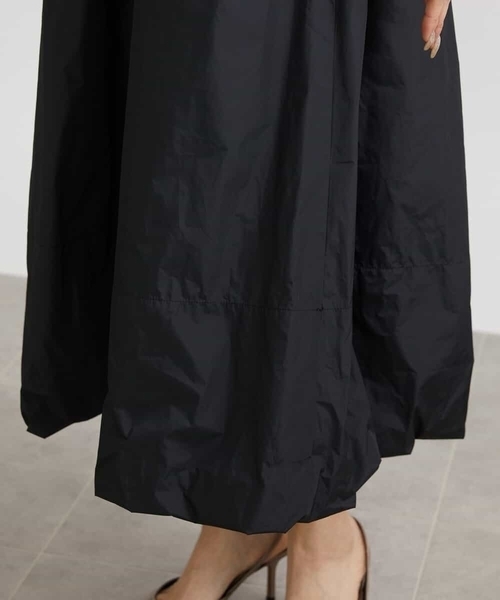 MICHEL KLEIN（ミッシェル・クラン）の「ドッキングバルーンワンピース（ワンピース・レディース・ブラック/カーキ・38/40）」の14枚目の写真