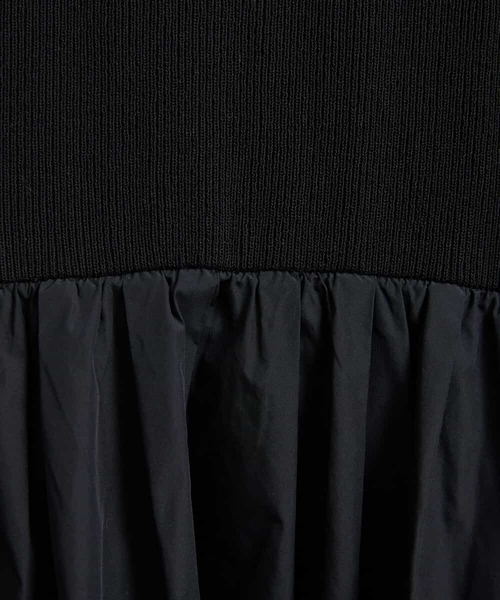 MICHEL KLEIN（ミッシェル・クラン）の「ドッキングバルーンワンピース（ワンピース・レディース・ブラック/カーキ・38/40）」の15枚目の写真