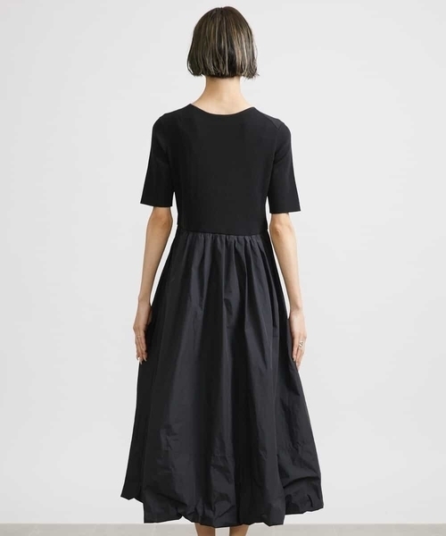 MICHEL KLEIN（ミッシェル・クラン）の「ドッキングバルーンワンピース（ワンピース・レディース・ブラック/カーキ・38/40）」の19枚目の写真