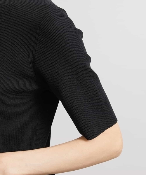 MICHEL KLEIN（ミッシェル・クラン）の「ドッキングバルーンワンピース（ワンピース・レディース・ブラック/カーキ・38/40）」の21枚目の写真