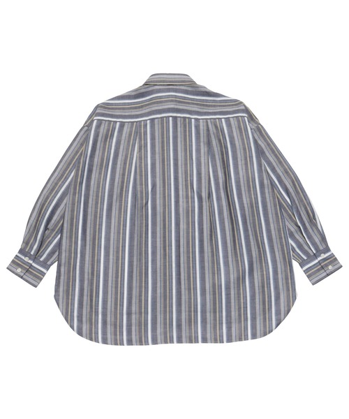 Pitta Re:)（ピッタリ）の「フリル衿ラグラン長袖ブラウス カジュアルシャツ（シャツ/ブラウス・レディース・サックスブルー・FREE）」の2枚目の写真