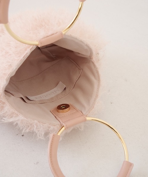 muguet(ミュゲ)の「ファーショルダーバッグ(ショルダーバッグ・レディース・アイボリー/ピンク・FREE)」の20枚目の写真