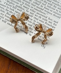 apres jour mignon | 【apresjour mignon×ARIAZ】リボンピアス(ピアス（両耳用）)