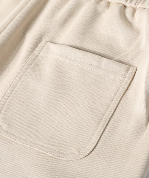 LA POMME petit(ラポミ・プチ)の「リラックスワイドパンツ Relaxed Wide Pants(スウェットパンツ・レディース・ベージュ・SMALL)」の4枚目の写真