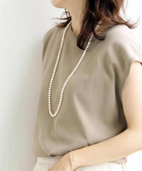 80cm淡水パールネックレス SV（ネックレス）｜Lilas（リラ）の 