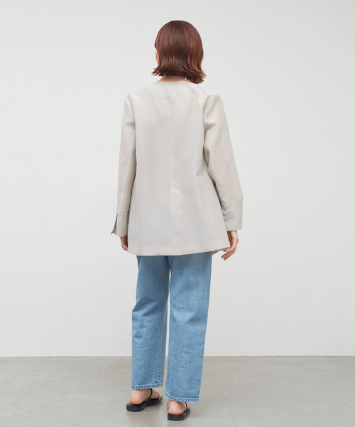 IENA（イエナ）の「シアー ジャケット（ノーカラージャケット）」 - WEAR