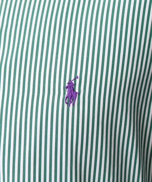 POLO RALPH LAUREN（ポロ ラルフ ローレン）の「スリムフィット ポプリン スポーツシャツ（シャツ/ブラウス・メンズ・レッド系その他/パープル系1/グリーン系3/ブラウン系1/ブルー系その他/グリーン系その他・MEDIUM/XL/LARGE/SMALL/X-SMALL/XX-LARGE/X-LARGE）」の17枚目の写真