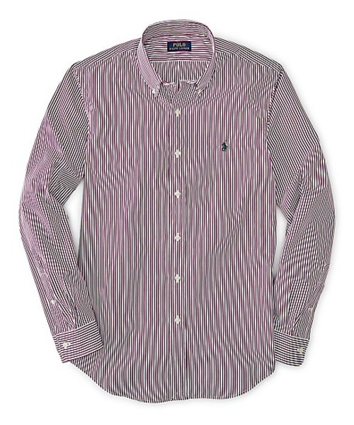 POLO RALPH LAUREN（ポロ ラルフ ローレン）の「スリムフィット ポプリン スポーツシャツ（シャツ/ブラウス・メンズ・レッド系その他/パープル系1/グリーン系3/ブラウン系1/ブルー系その他/グリーン系その他・MEDIUM/XL/LARGE/SMALL/X-SMALL/XX-LARGE/X-LARGE）」の20枚目の写真