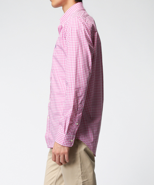 POLO RALPH LAUREN（ポロ ラルフ ローレン）の「スリムフィット ポプリン スポーツシャツ（シャツ/ブラウス・メンズ・レッド系その他/パープル系1/グリーン系3/ブラウン系1/ブルー系その他/グリーン系その他・MEDIUM/XL/LARGE/SMALL/X-SMALL/XX-LARGE/X-LARGE）」の7枚目の写真