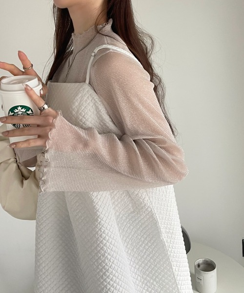 Ada.（エイダ）の「ラメチュール ロングスリーブ ハイネック