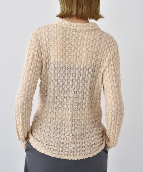 CODE A コードエー　shrink lace blouse CODE A（コードエー）の「◇CODE A｜shrink lace blouse（シャツ