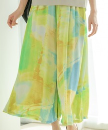 Jayro（ジャイロ）の「ぼかし柄フレアスカンツ（その他パンツ）」