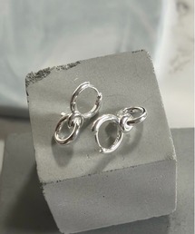 【blatto 925silver】デザイン ピアス 両耳用 bla-pierce-f001 U