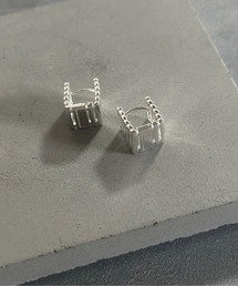 【blatto 925silver】デザイン ピアス 両耳用 bla-pierce-f001 U