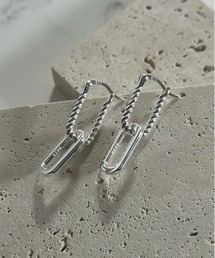 【blatto 925silver】デザイン ピアス 両耳用 bla-pierce-f001 U
