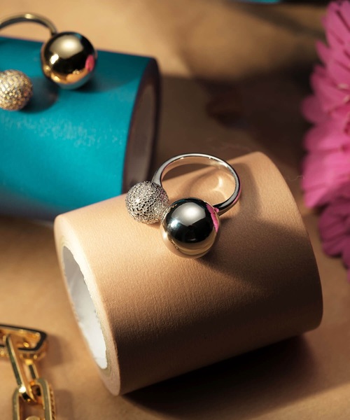 ビジューツインボールリング（リング）｜ANOH（アノー）のファッション