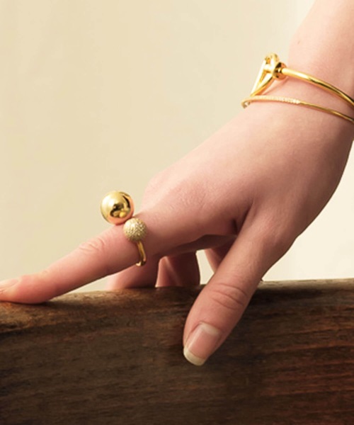 ビジューツインボールリング（リング）｜ANOH（アノー）のファッション