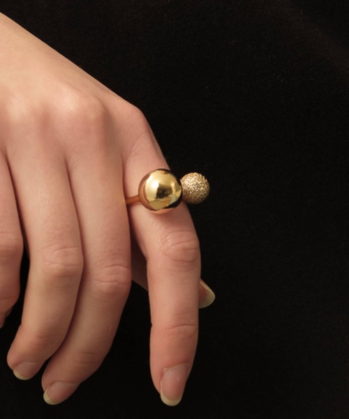 ビジューツインボールリング（リング）｜ANOH（アノー）のファッション