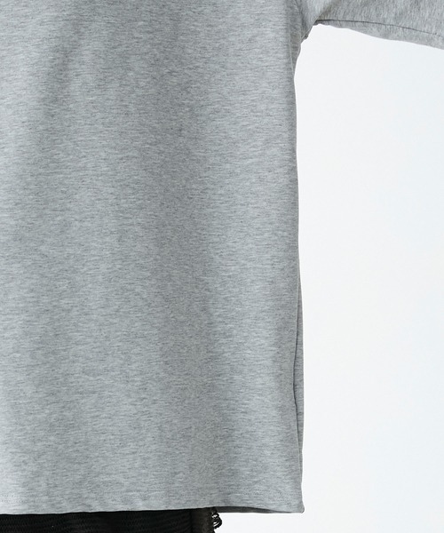 BONLECILL(ボンルシール)の「バックオープンハート半袖Tシャツ(Tシャツ/カットソー・レディース・レッド/ブラック/杢グレー/オフホワイト・FREE)」の9枚目の写真