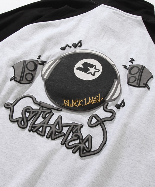 STARTER(スターター)の「【STARTER /スターター】ミニ裏毛ハーフジップ ラグランショートスリーブ ハーフジッププルオーバー(スウェット・メンズ・ブラック/ライトグレー系/ライトグレー系1・XL/L/M)」の22枚目の写真