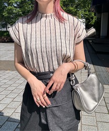 y/m by misato | ストライプジャガードトップス(ニット/セーター)