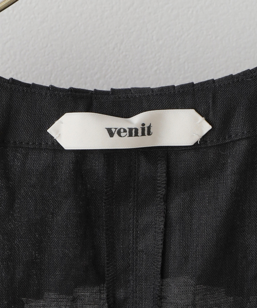Noble(ノーブル)の「VENIT/ヴェニット リネンプリーツワンピース(ワンピース・レディース・ホワイト/ピンク/ブラック/ブルー・FREE)」の20枚目の写真