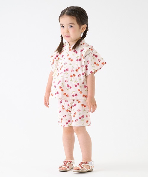 petit main（プティマイン）の「クリアハートサンダル（サンダル・キッズ・オフホワイト/シルバー/ブラック・17cm/16cm/15cm/14cm/13cm/19cm/18cm）」の10枚目の写真