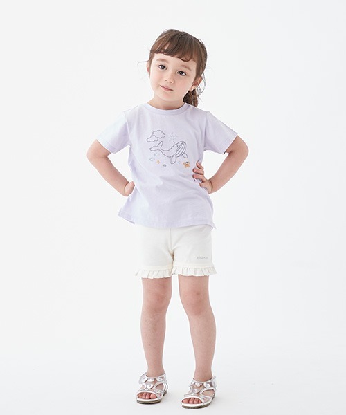 petit main（プティマイン）の「クリアハートサンダル（サンダル・キッズ・オフホワイト/シルバー/ブラック・17cm/16cm/15cm/14cm/13cm/19cm/18cm）」の5枚目の写真