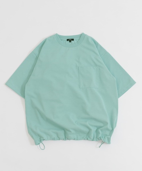 ITEMS URBANRESEARCH（アイテムズ アーバンリサーチ）の「『イージーケア/UVカット』高機能×吸水速乾ショートスリーブカットソー（Tシャツ/カットソー・メンズ・ブラック/ホワイト/ミント/ブルー・MEDIUM/LARGE）」の4枚目の写真