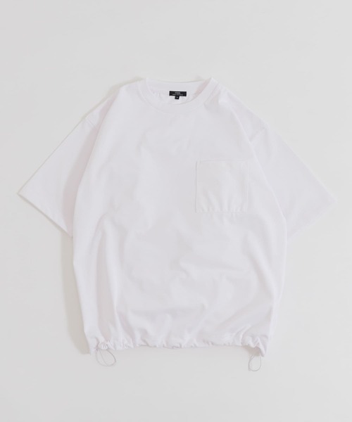 ITEMS URBANRESEARCH（アイテムズ アーバンリサーチ）の「『イージーケア/UVカット』高機能×吸水速乾ショートスリーブカットソー（Tシャツ/カットソー・メンズ・ブラック/ホワイト/ミント/ブルー・MEDIUM/LARGE）」の14枚目の写真