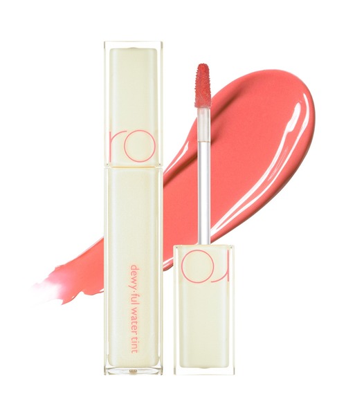 rom&nd（ロムアンド）の「rom&nd デュイフルウォーターティント（口紅/リップティント/グロス・レディース・14 PEACH MOCA/01 IN CORAL/03 IF ROSE/04 CHILI UP/06 THULIAN/08 BERRY DIVINE/12 CANYON/05 TAFFY/09 COTTON MELBA/10 MURMUR PINK/07 CHERRY WAY/11 LILAC CREAM/02 SALTY PEACH・FREE）」の8枚目の写真